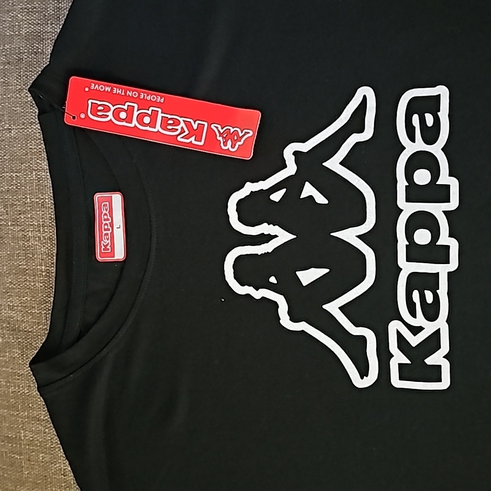KAPPA BLACK T SHIRT